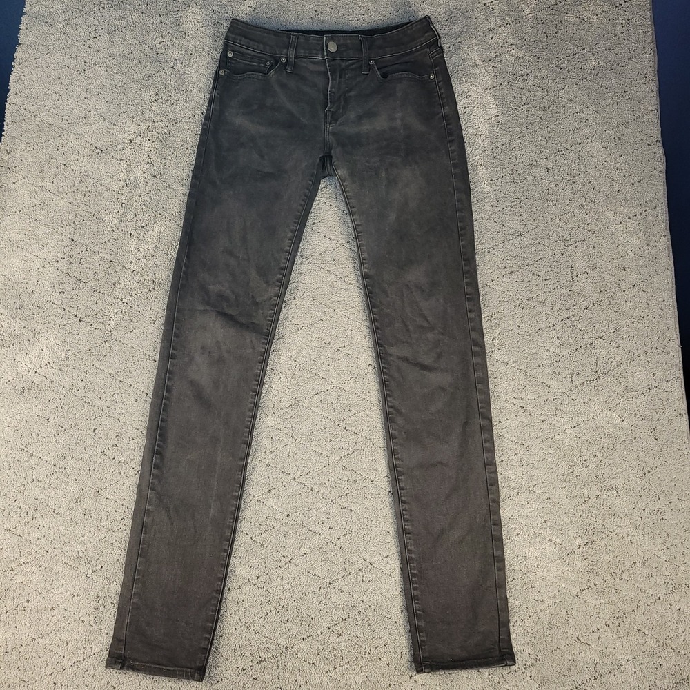 American Eagle Jeans Mens 30x36 Black Skinny Next Level Flex Low Rise Stretch